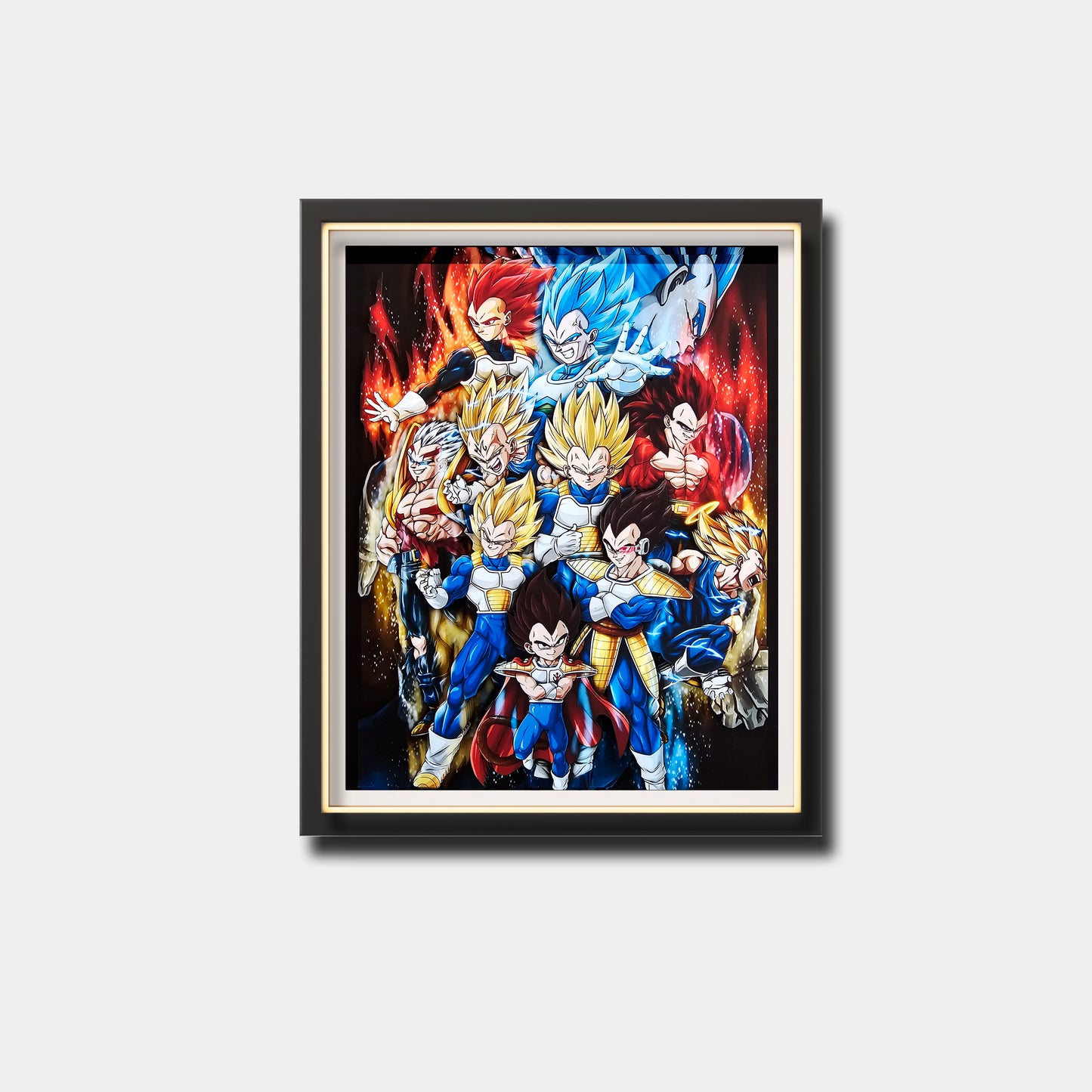 (Pre-Order)DragonBall -Group -Handmade Multilayer 3D paper carving Wall Art