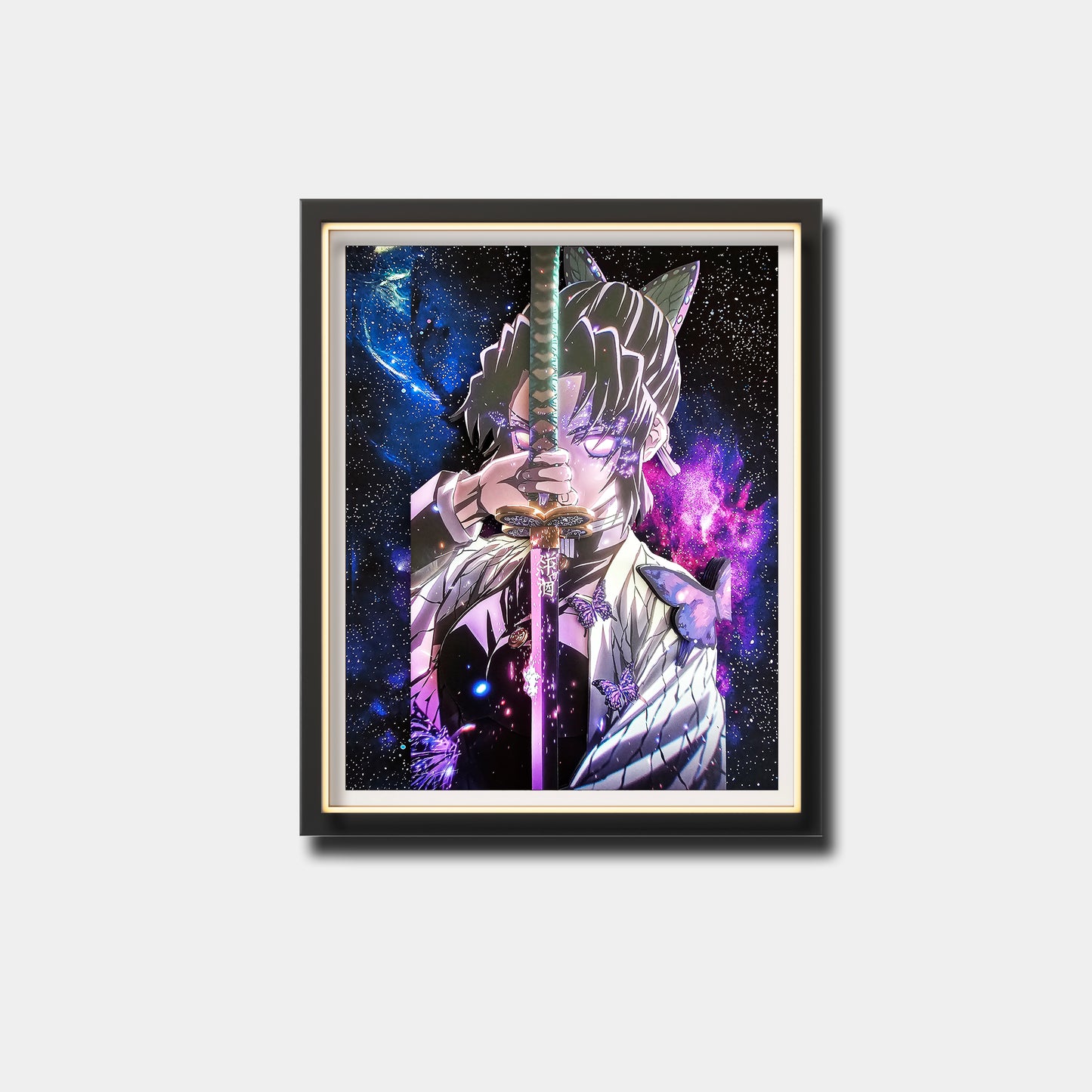 (Pre-Order)Demon Slayer-Kanae Kocho-Handmade Multilayer 3D paper carving Wall Art