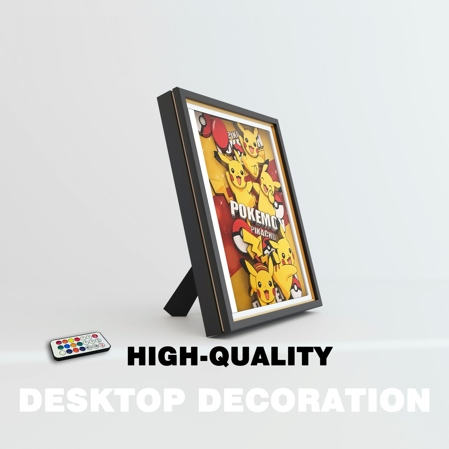 (Pre-Order)Pokemon-Pikachu- Handmade Multilayer 3D paper carving Wall Art