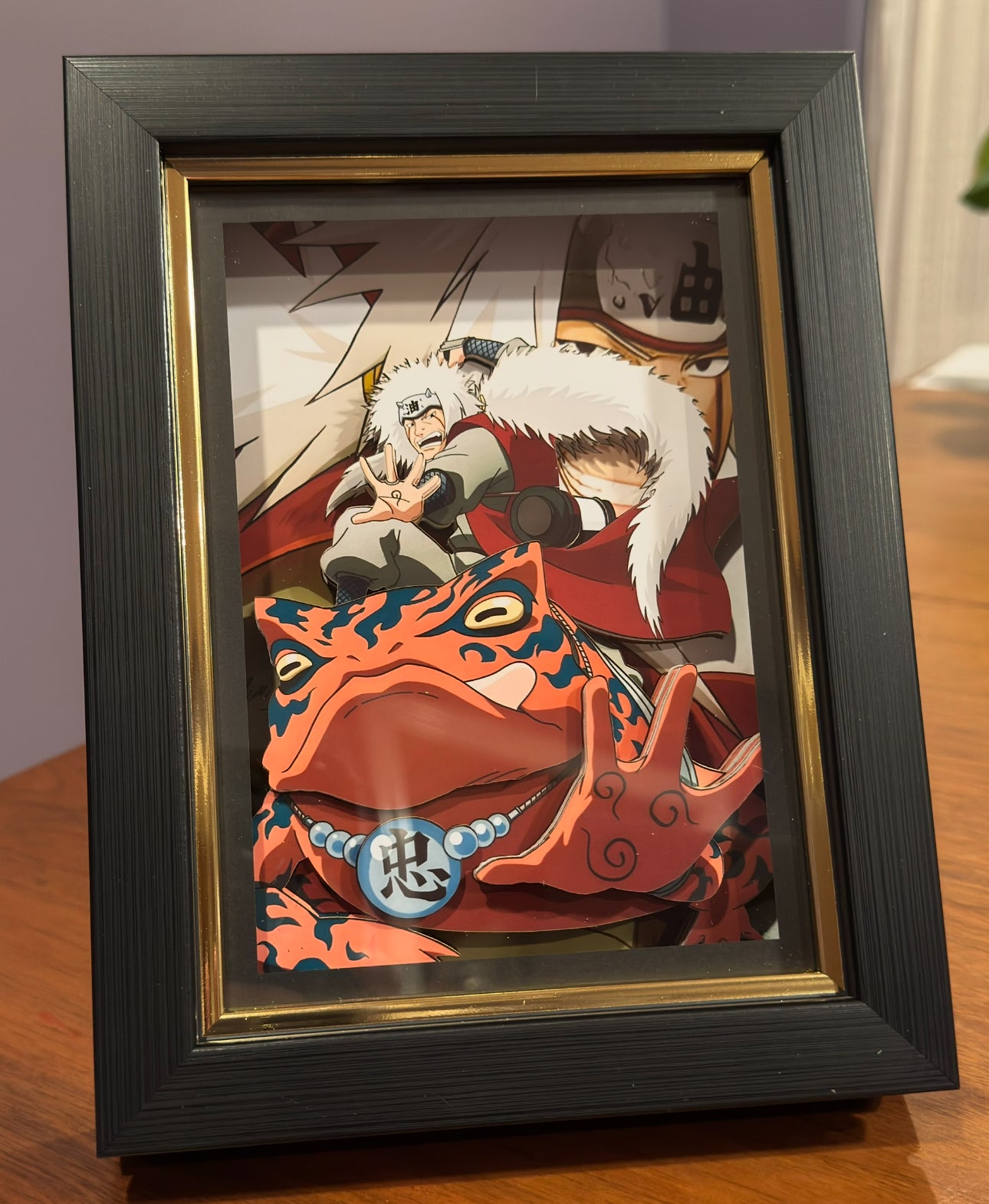 (Pre-Order)Naruto- Jiraiya 2- Handmade Multilayer 3D paper carving Wall Art