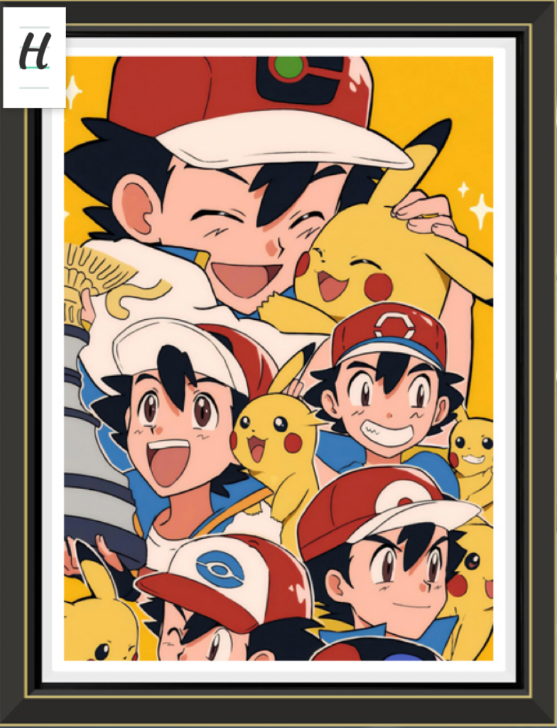 Pokemon, LED Handmade Multilayer 3D paper carving ,wall art, Anime gift , Comics, room Decor,pikachu, gangar,chacharz