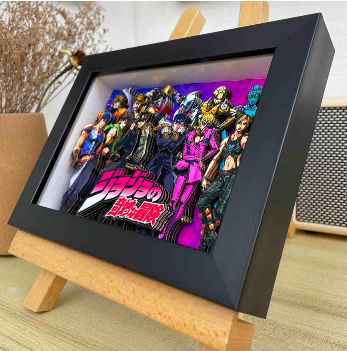 Japanese Anime Frame 3D Paper Carving