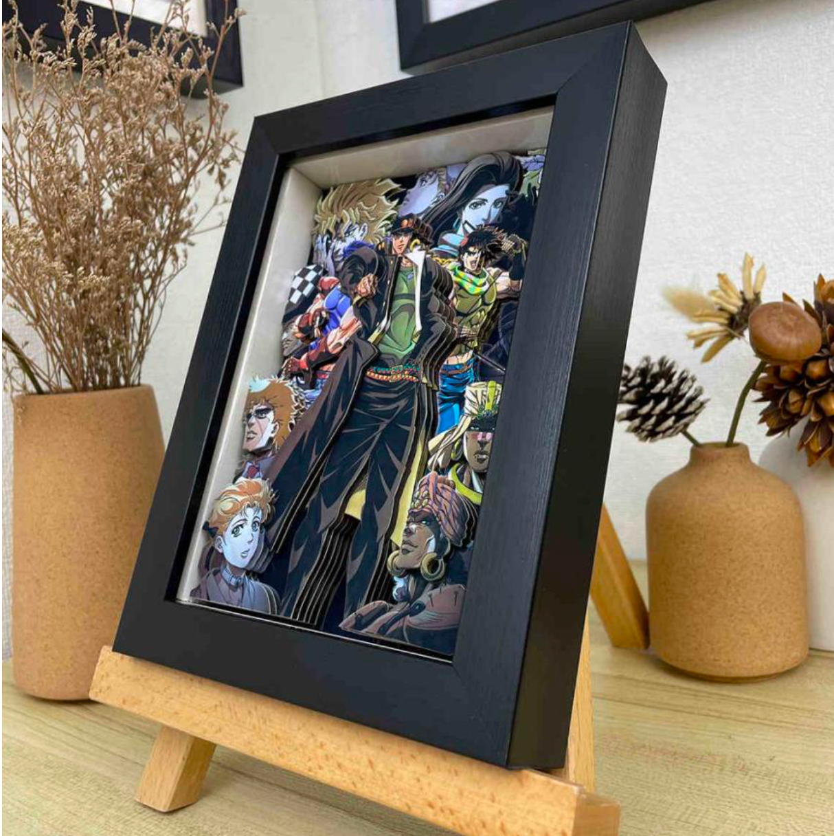 Japanese Anime Frame 3D Paper Carving