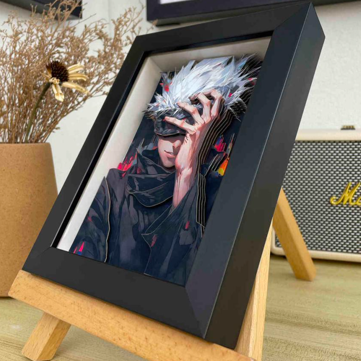 Japanese Anime Frame 3D Paper Carving