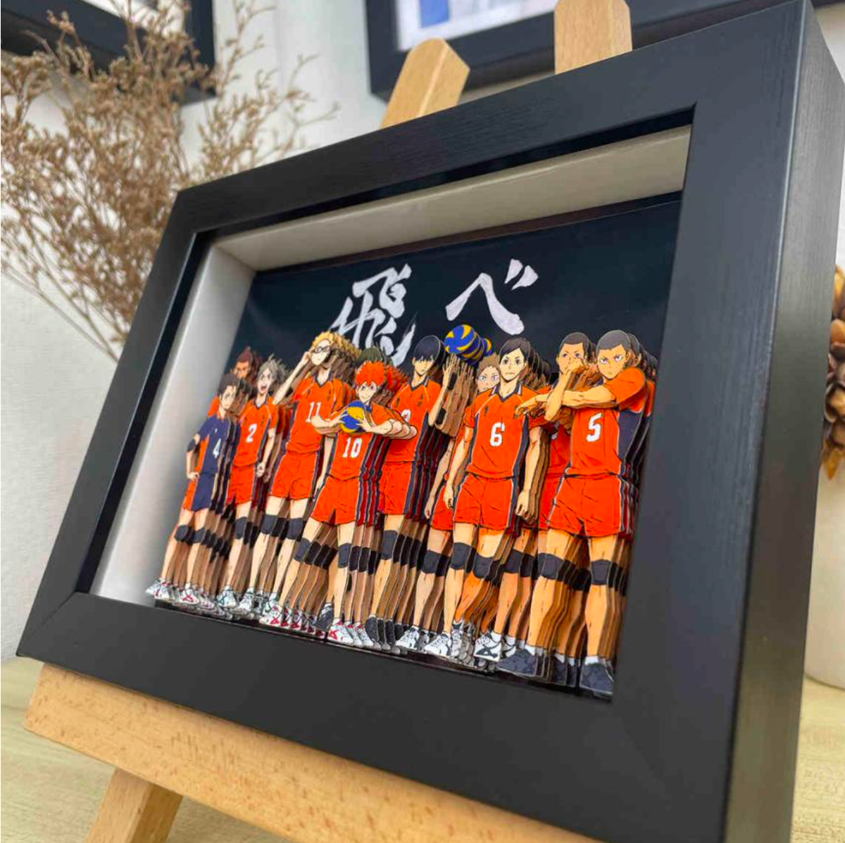Japanese Anime Frame 3D Paper Carving