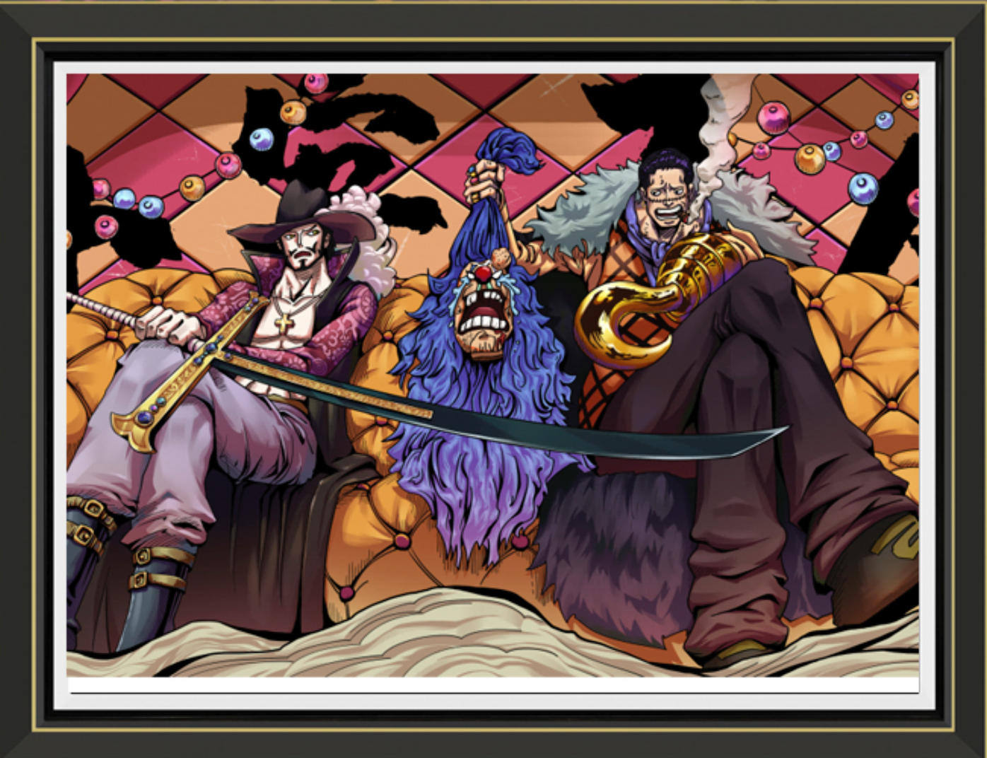 (Pre-Order)One Piece-Cross Guild- Handmade Multilayer 3D paper carving Wall Art