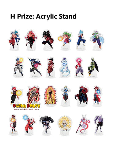 Dragonball Super Heroes 5th Mission Ichiban Kuji H Acrylic Stand