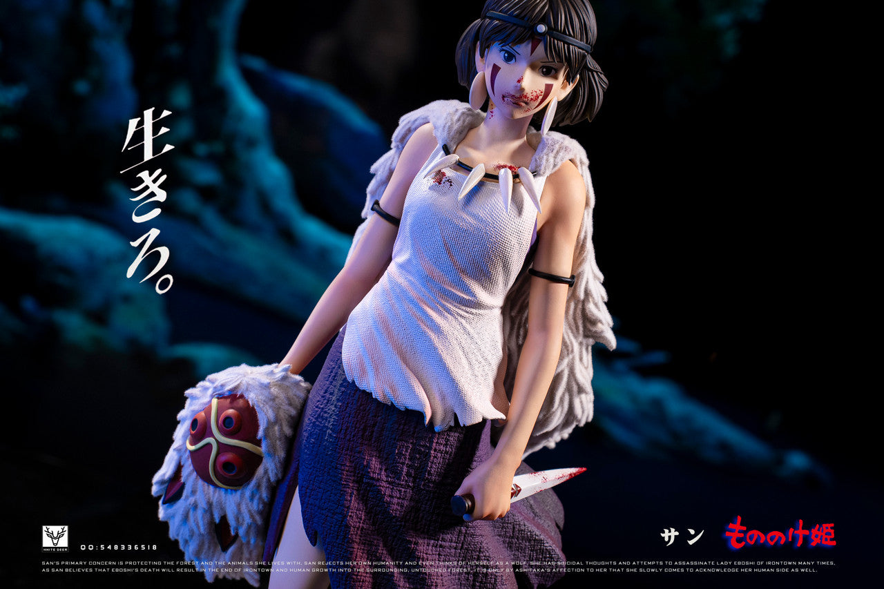 [Pre-Order] White Deer Studio - Statue - Princess Mononoke - San