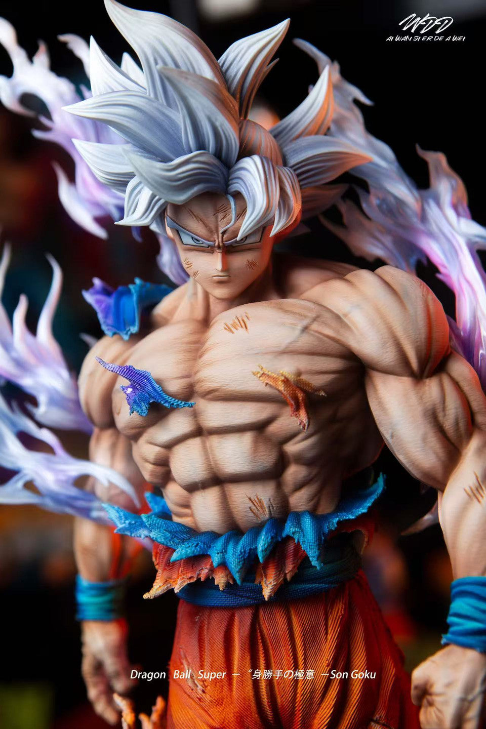 [Warehouse in Stock] YUN QI Studio - Statue - Dragon Ball Light carving series Migatte no Gokui Son Goku