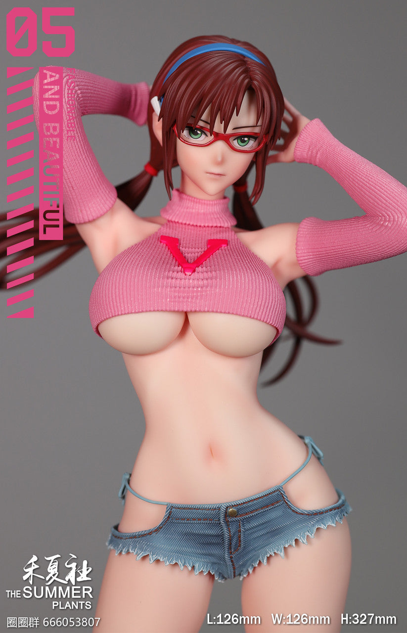 [Pre-Order] THE SUMMER PLANTS Studio - Statue - Summer Girlfriend Series Classmate Mari Makinami Illustrious - Neon Genesis Evangelion