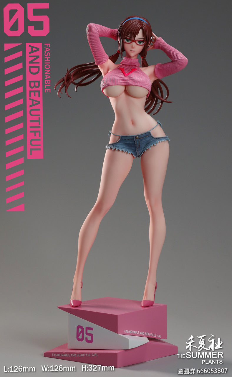 [Pre-Order] THE SUMMER PLANTS Studio - Statue - Summer Girlfriend Series Classmate Mari Makinami Illustrious - Neon Genesis Evangelion