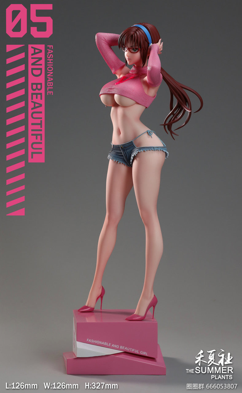 [Pre-Order] THE SUMMER PLANTS Studio - Statue - Summer Girlfriend Series Classmate Mari Makinami Illustrious - Neon Genesis Evangelion