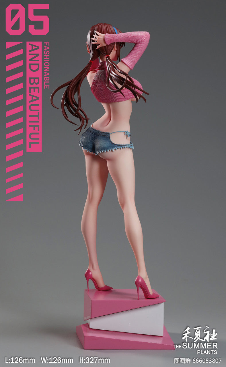[Pre-Order] THE SUMMER PLANTS Studio - Statue - Summer Girlfriend Series Classmate Mari Makinami Illustrious - Neon Genesis Evangelion