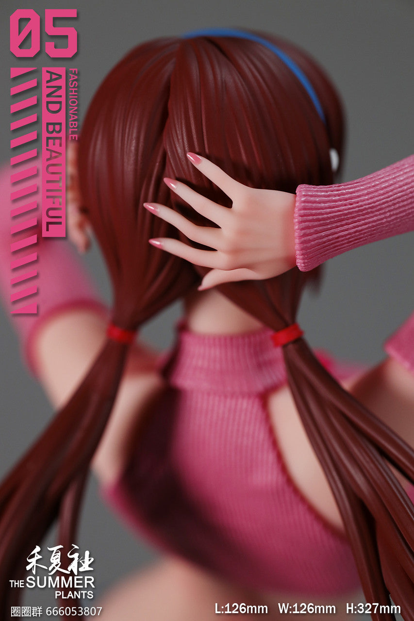 [Pre-Order] THE SUMMER PLANTS Studio - Statue - Summer Girlfriend Series Classmate Mari Makinami Illustrious - Neon Genesis Evangelion