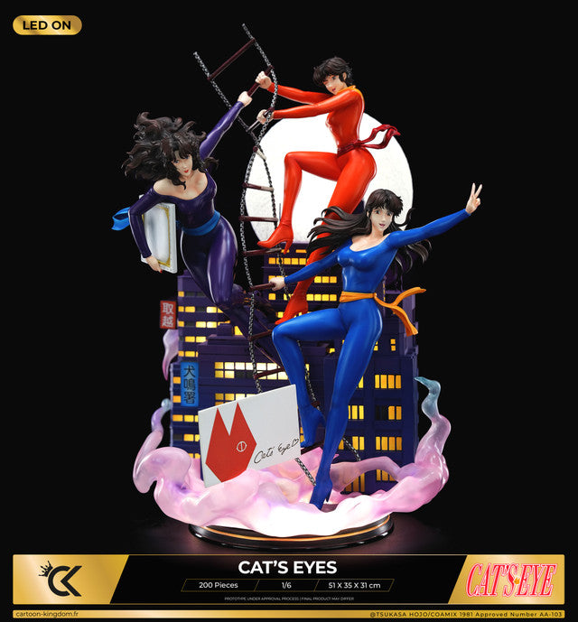 [Pre-Order Closed] Cartoon Kingdom Studio - Statue -Cat's eyes - Kisugi Rui & Kisugi Hitomi & Kisugi Ai (Licensed)