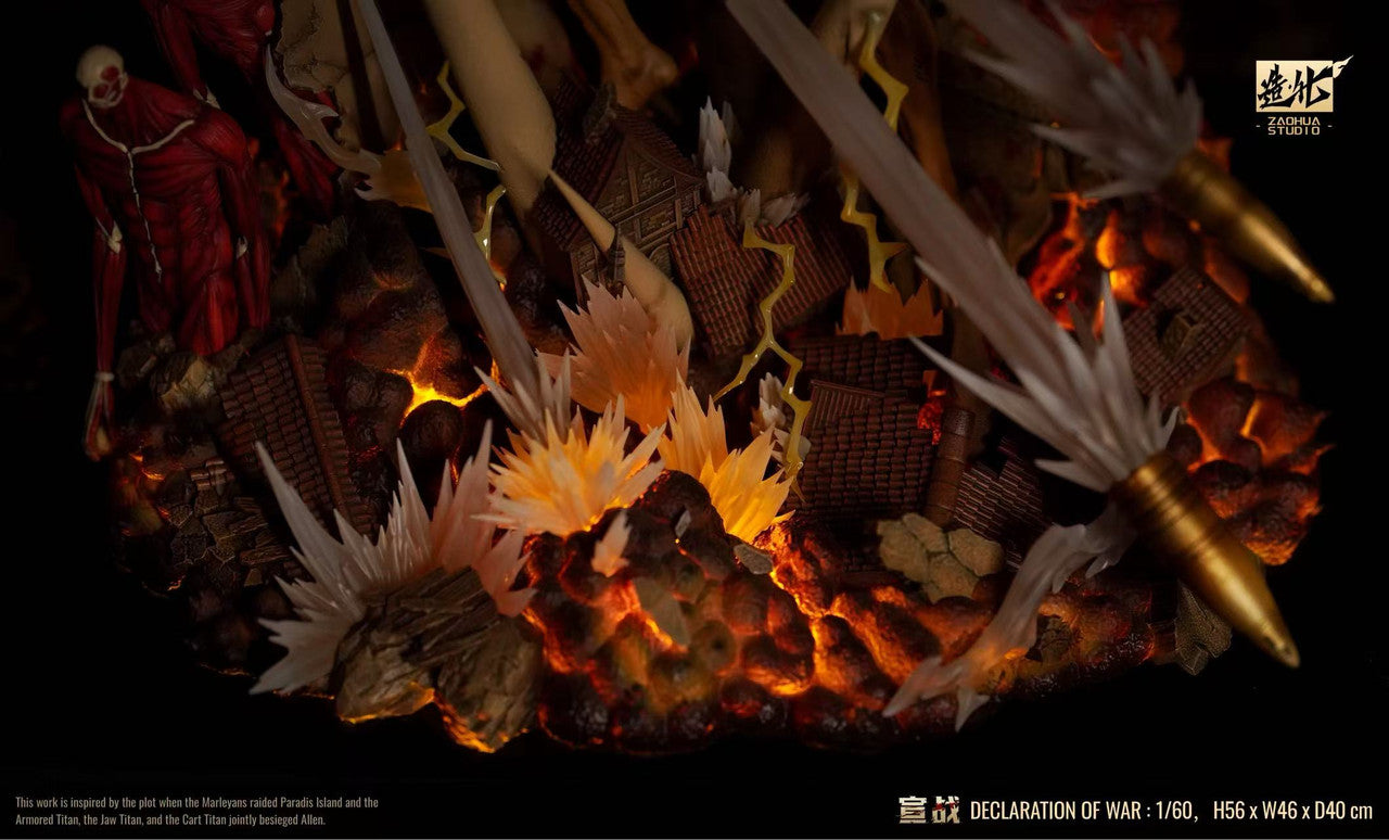[Last One] ZaoHua Studio - Statue - Attack on Titan - Declaration Of War EX ver with LED