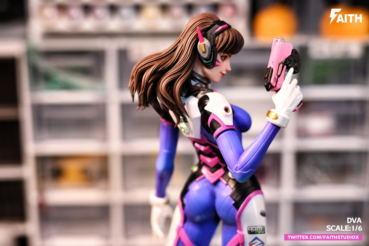 [Warehouse in Stock] Faith Studio - Statue - Overwatch - #1 Game Girl D.va