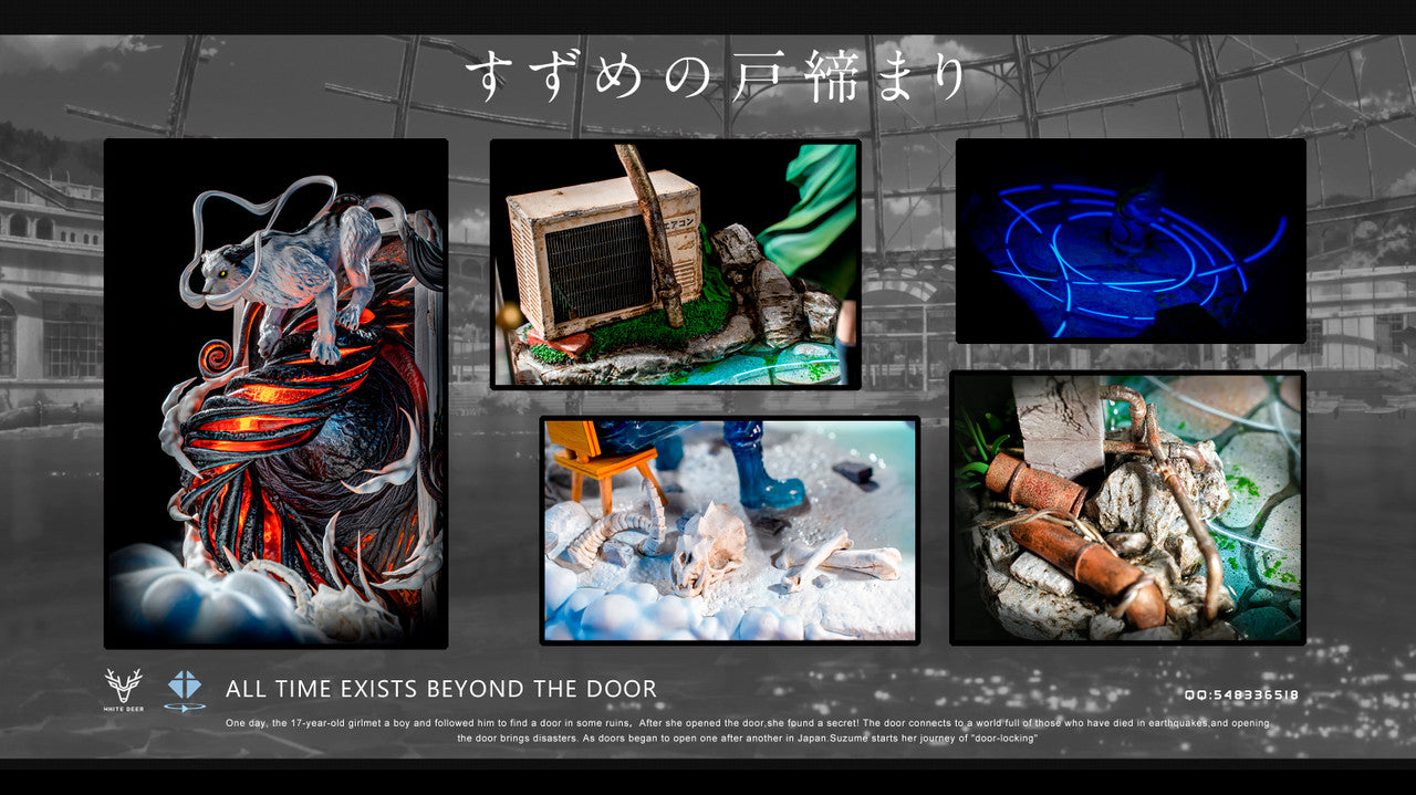 [Pre-Order] White Deer Studio - Statue - Suzume no Tojimari - Suzume Iwato