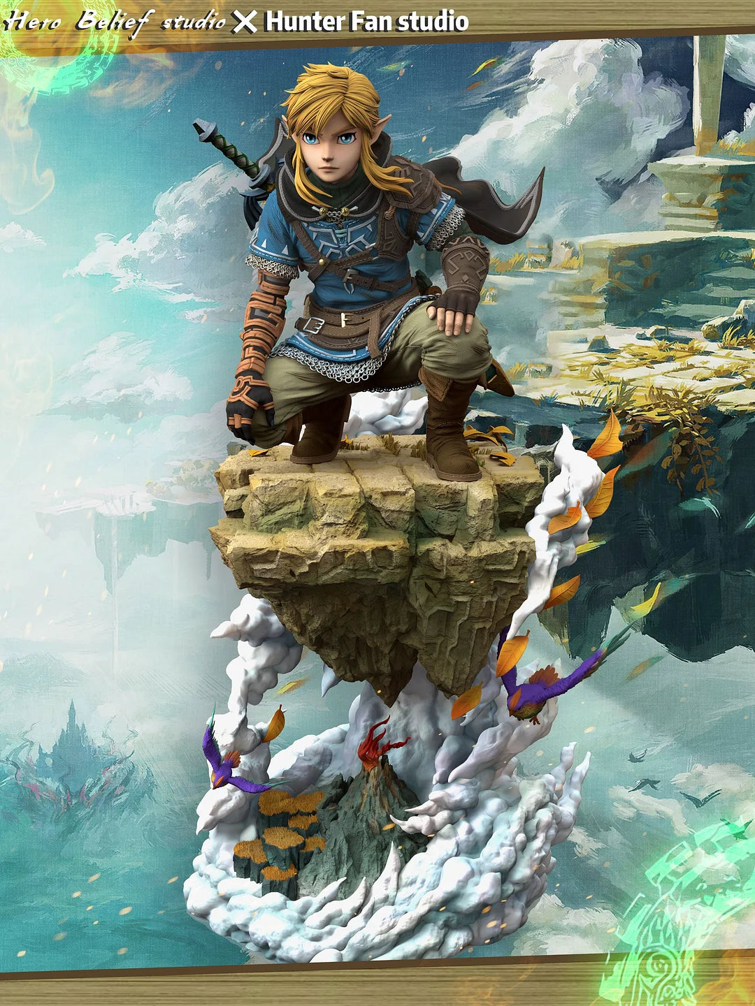 [Warehouse in Stock] Hero Belief Studio & Hunter Fan Studio - Statue - The Legend of Zelda - Tears of the Kingdom Link