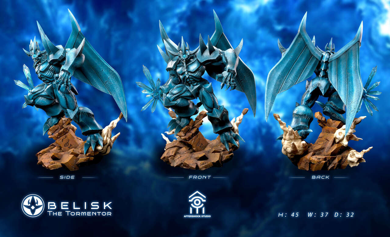 [Warehouse in Stock] Aftershock Studio - Statue - Yu-Gi-Oh! Obelisk the Tormentor & Seto Kaiba