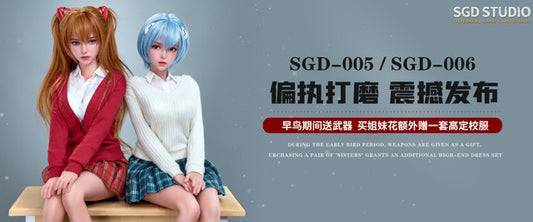 [Pre-Order Closed] SGD Studio - Silicone Doll - Neon Genesis Evangelion - Ayanami & Asuka