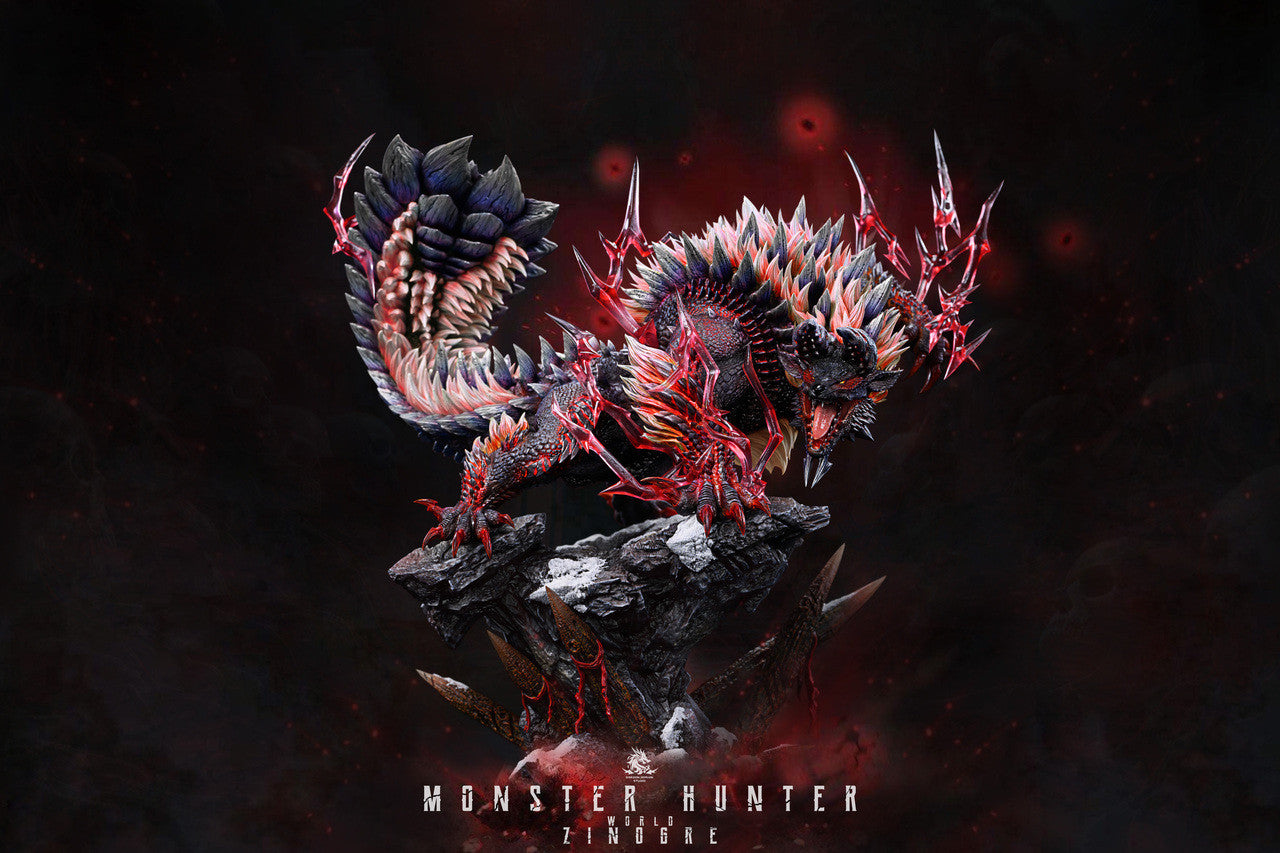 [Pre-Order Closed] Dragon Realm Studio - Statue - Monster Hunter - Zinogre & Stygian Zinogre