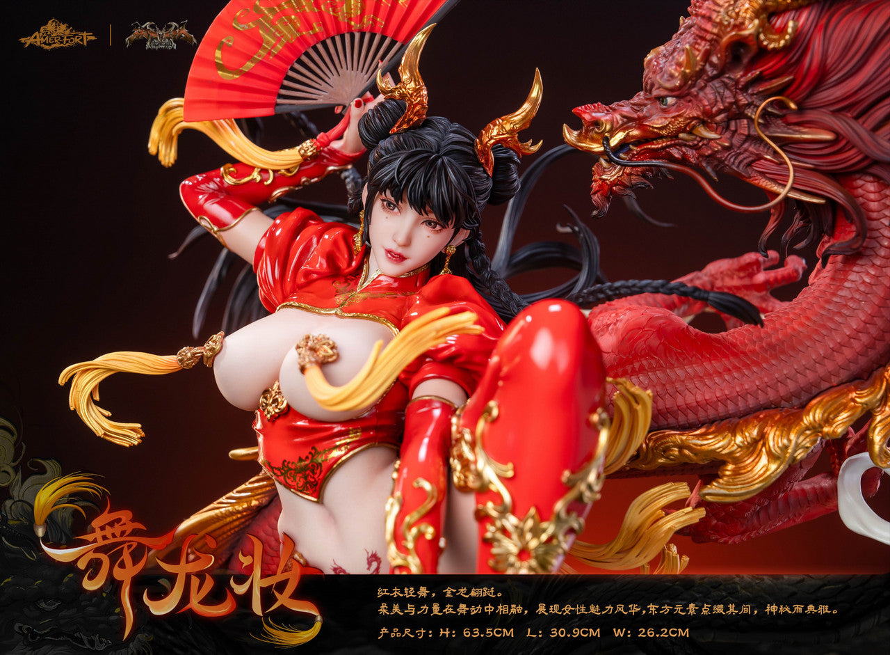 [Warehouse in Stock] PIJI Studio - Statue - Original Amerfort Licensed Dragon Dance Makeup Statue AFYC-WLZ09 (Licensed)