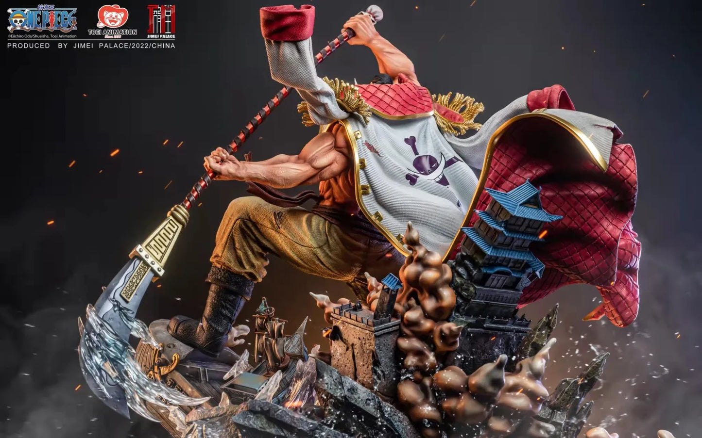 [Warehouse in Stock] JIMEI PALACE Studio - Statue - One Piece - Edward Newgate (Licensed) (Displayed)