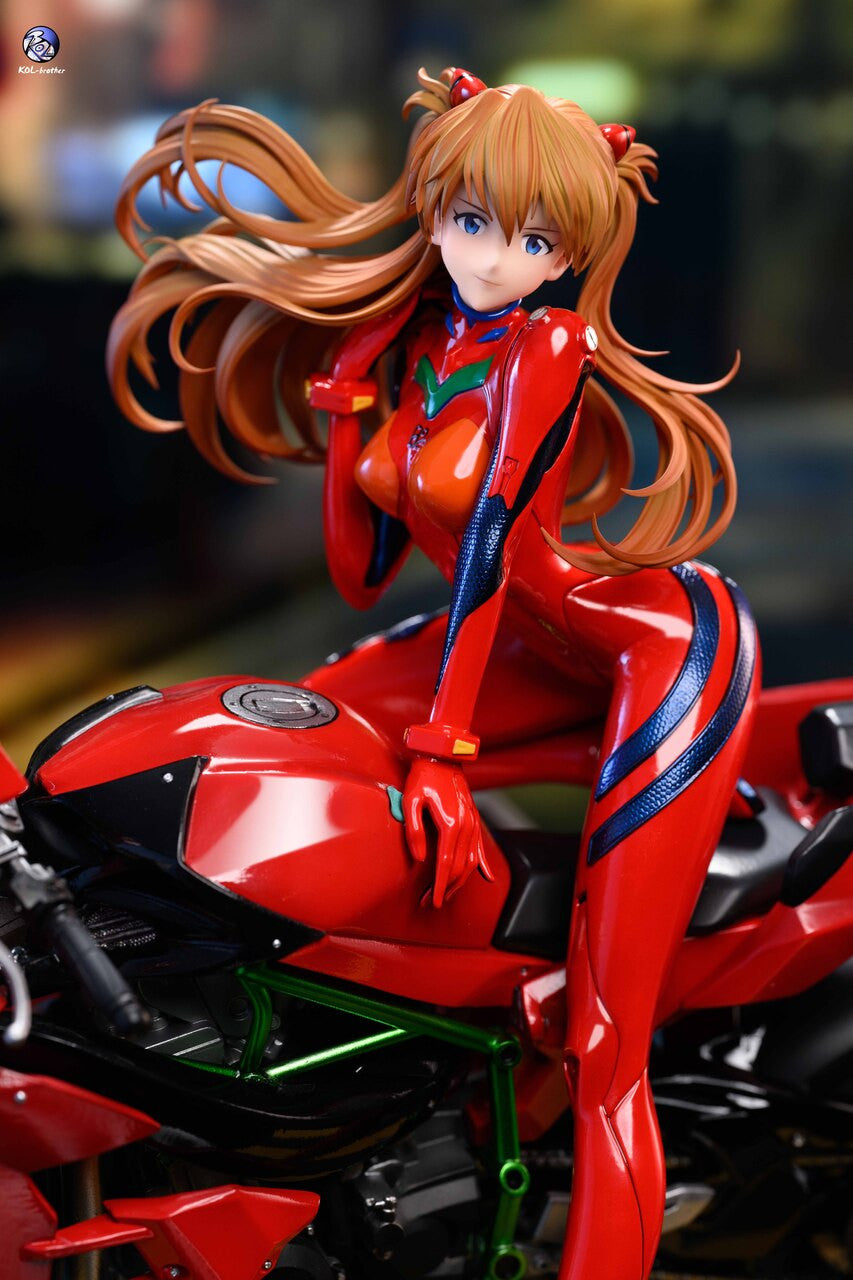 [Warehouse in Stock] KOL Brother Studio - Statue - Neon Genesis Evangelion - Motorcycle Asuka