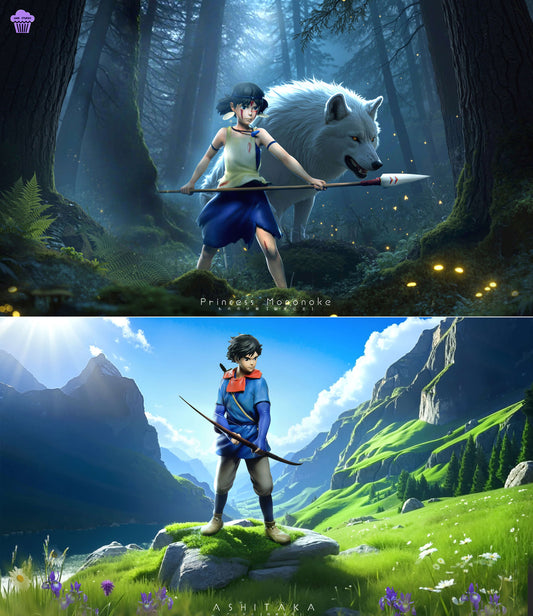 [Pre-Order] Cake Studio - Statue - Princess Mononoke - Hayao Miyazaki Series Small Scale 001 Princess Mononoke