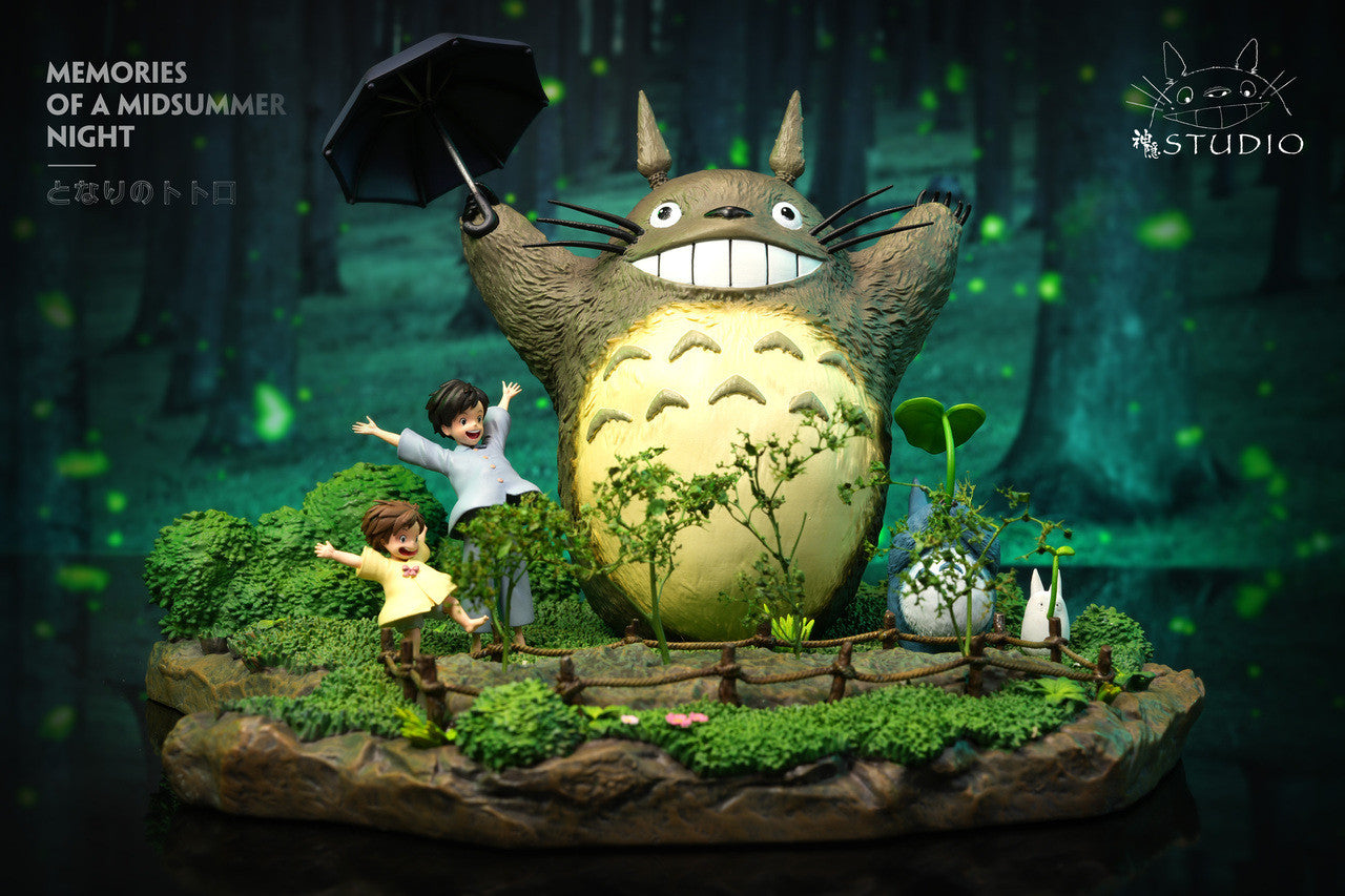 [Warehouse in Stock] Shen Yin Studio - Statue - My Neighbor Totoro - Cat Bus & Totoro First encounter & Totoro Midsummer Night's Memories with LED