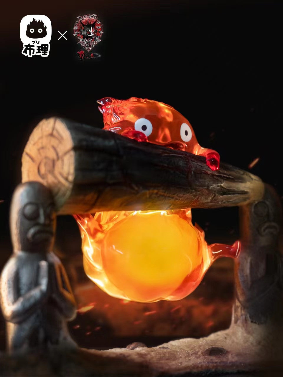 [Warehouse in Stock] Buri & Weare A Design STUDIO - Statue - Howl's Moving Castle - Calcifer with LED