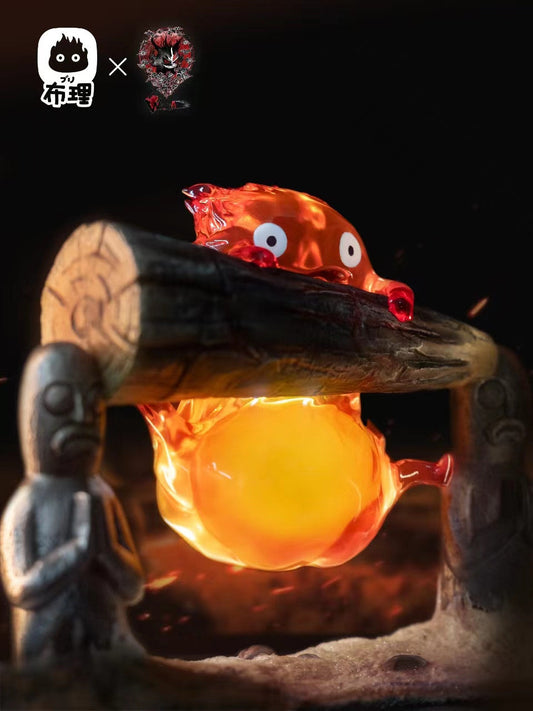 [Warehouse in Stock] Buri & Weare A Design STUDIO - Statue - Howl's Moving Castle - Calcifer with LED