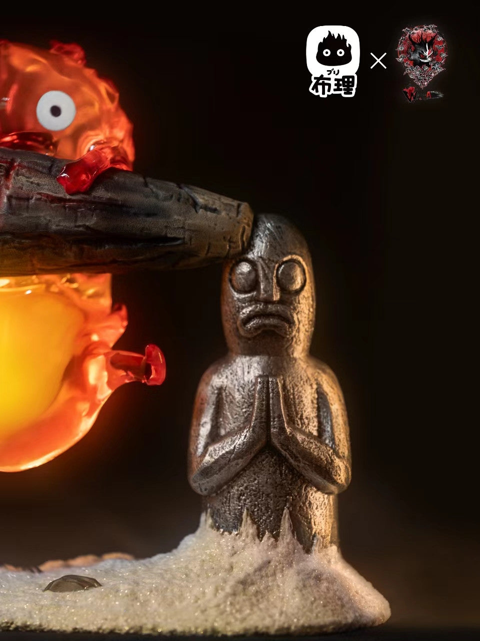 [Warehouse in Stock] Buri & Weare A Design STUDIO - Statue - Howl's Moving Castle - Calcifer with LED