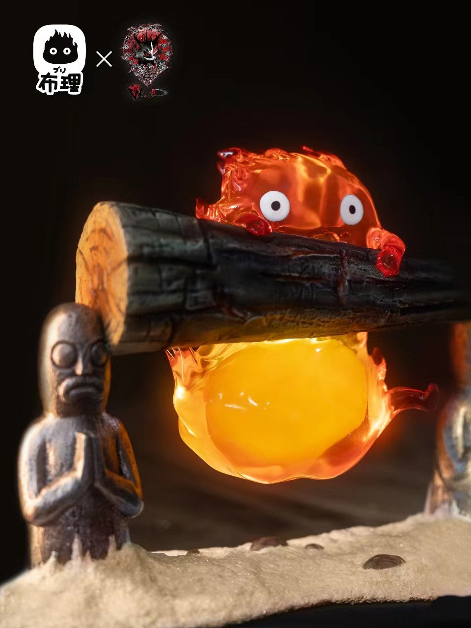 [Warehouse in Stock] Buri & Weare A Design STUDIO - Statue - Howl's Moving Castle - Calcifer with LED