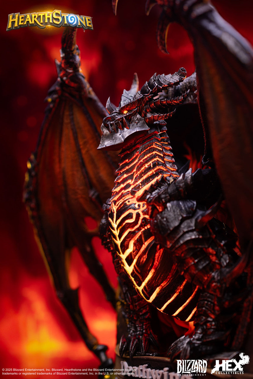 [Pre-Order Closed] HEX Collectibles & BLIZZARD ENTERTAINMENT - Statue - Deathwing card art statue HEXFRAME05 (Licensed)
