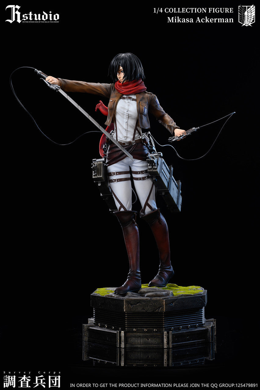 [Warehouse in Stock] JR Studio - Statue - Attack on Titan - Mikasa Ackerman