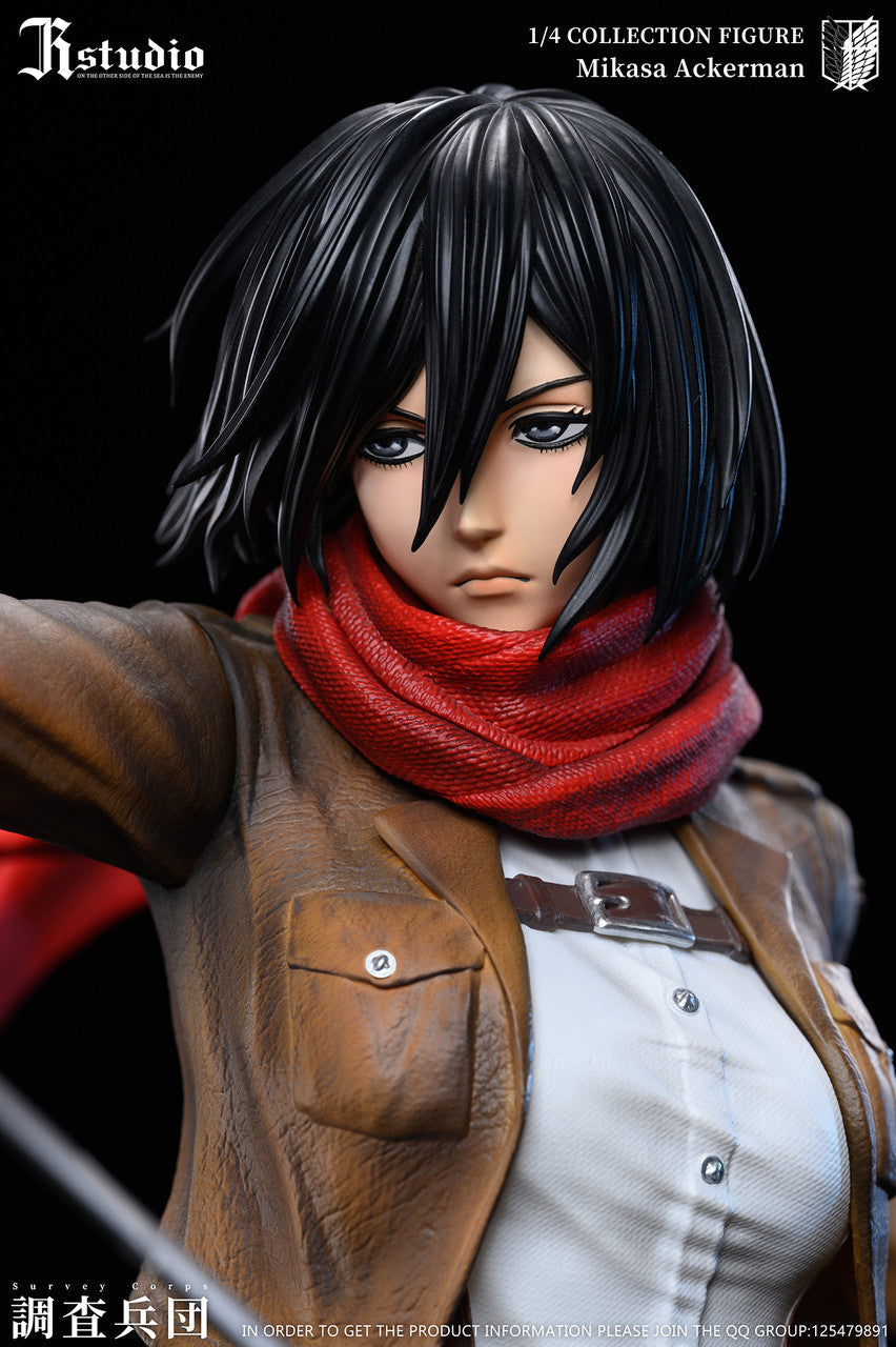 [Warehouse in Stock] JR Studio - Statue - Attack on Titan - Mikasa Ackerman