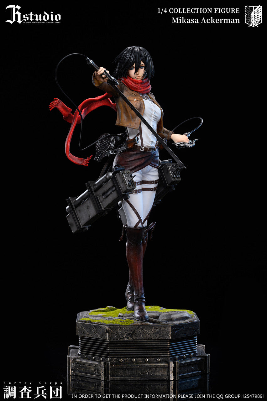 [Warehouse in Stock] JR Studio - Statue - Attack on Titan - Mikasa Ackerman