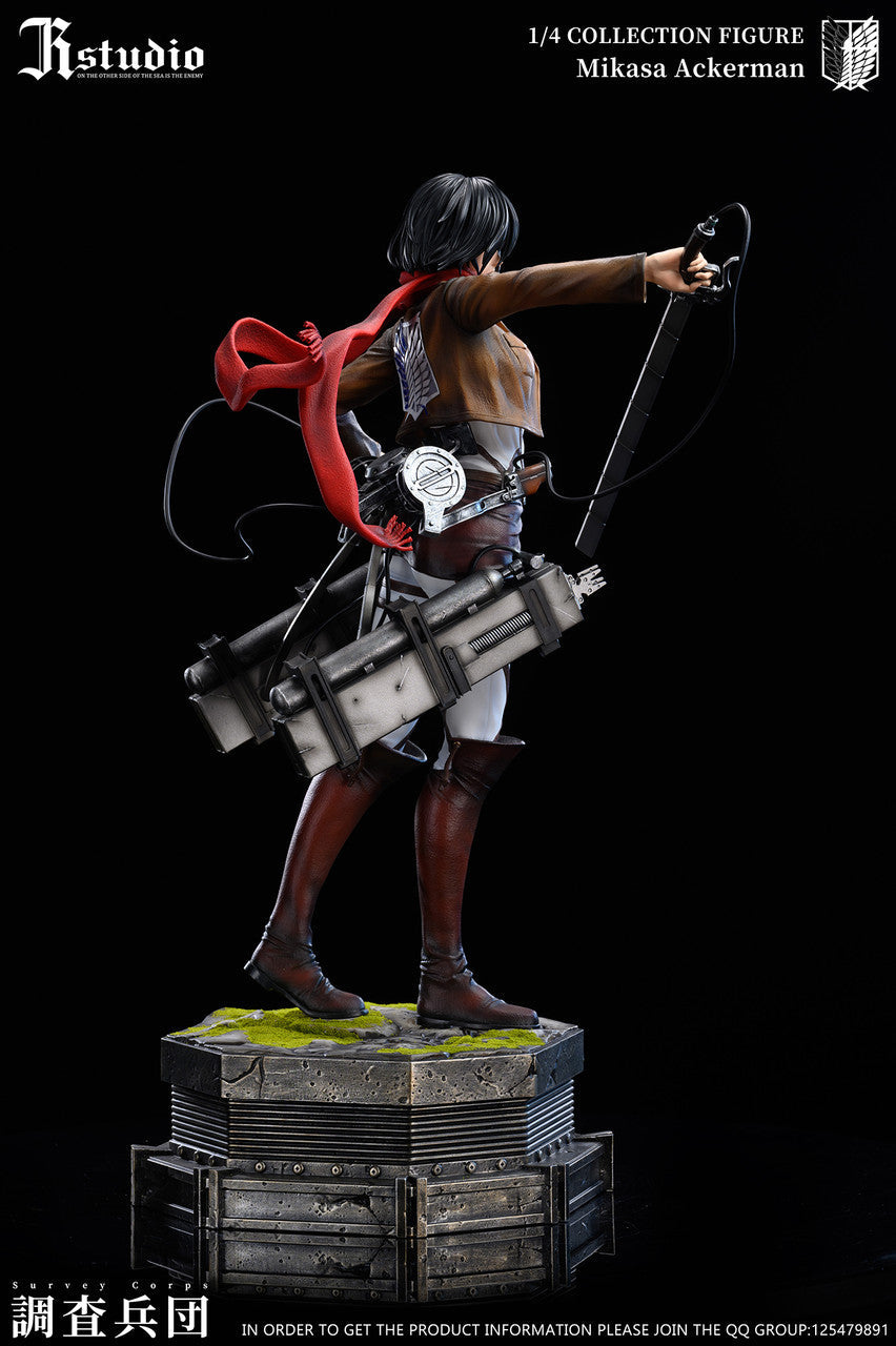[Warehouse in Stock] JR Studio - Statue - Attack on Titan - Mikasa Ackerman