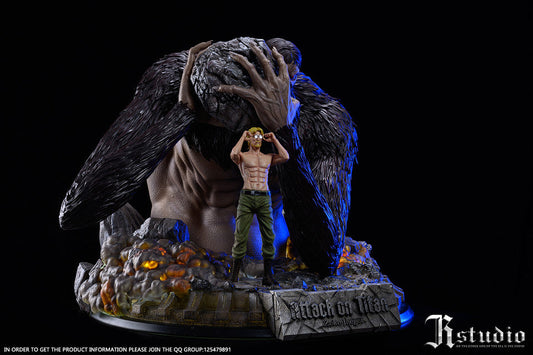 [Warehouse in Stock] JR Studio - Statue - Attack on Titan - Zeke Jaeger & Beast titan with LED