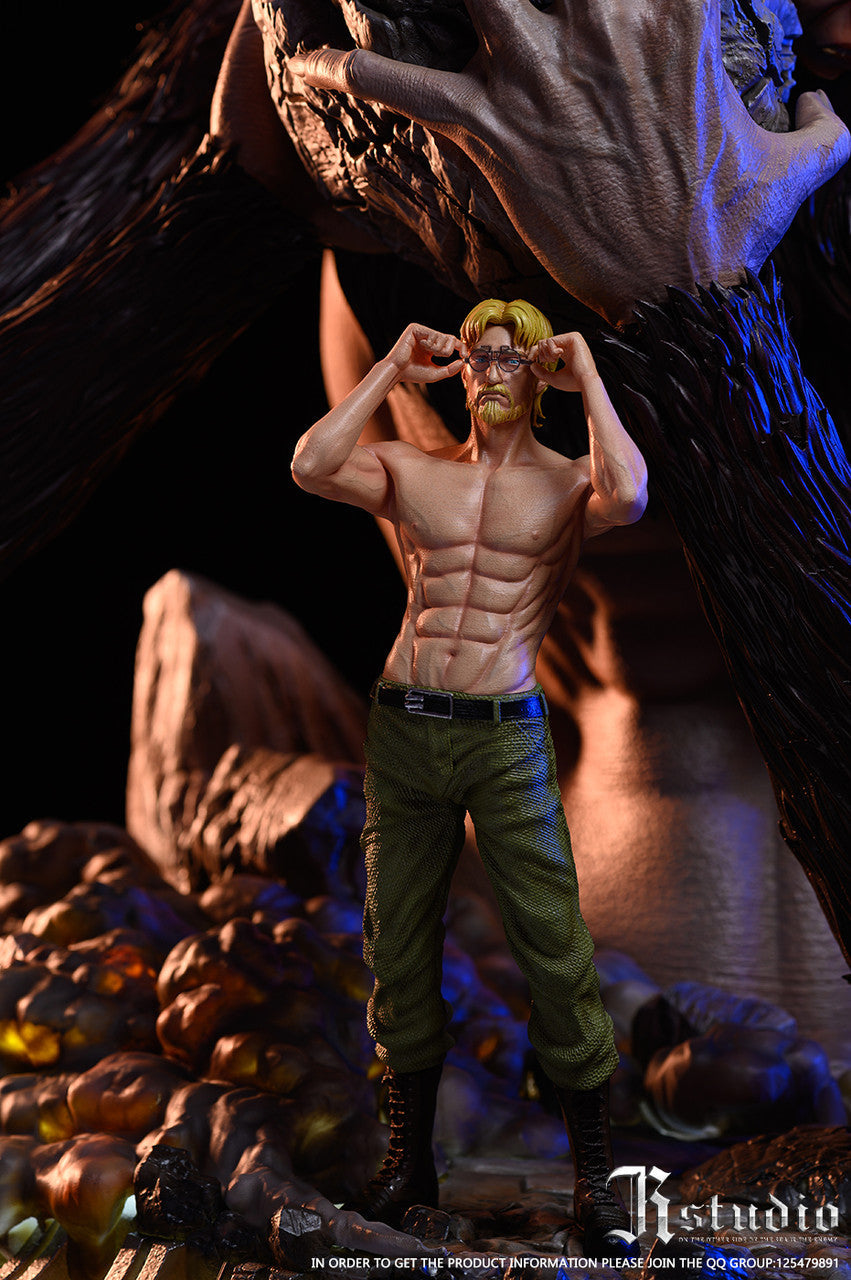 [Warehouse in Stock] JR Studio - Statue - Attack on Titan - Zeke Jaeger & Beast titan with LED