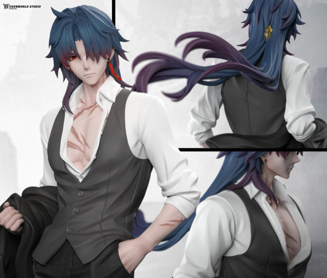 [Warehouse in Stock] Jigenworld Studio  - Statue - Honkai: Star Rail - Blade