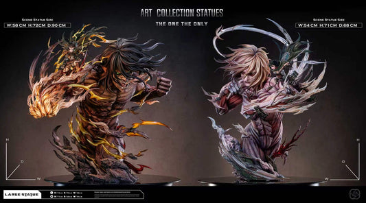 [Pre-Order] Hertz Studio  - Statue - Attack on Titan - Attack Titan X Female Titan X Mikasa Ackerman