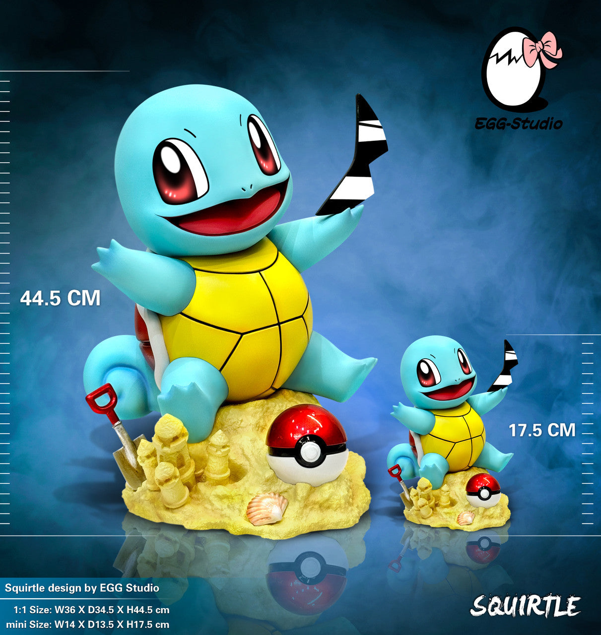 [Warehouse in Stock] EGG Studio - Statue - Squirtle Pokémon