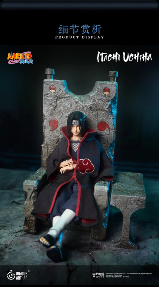 [Pre-Order] UNiQUE ART Studio - Action Figure - Naruto Shippuden Uchiha Itachi 1/12 Scale Licensed Collectible Action Figure (Licensed)