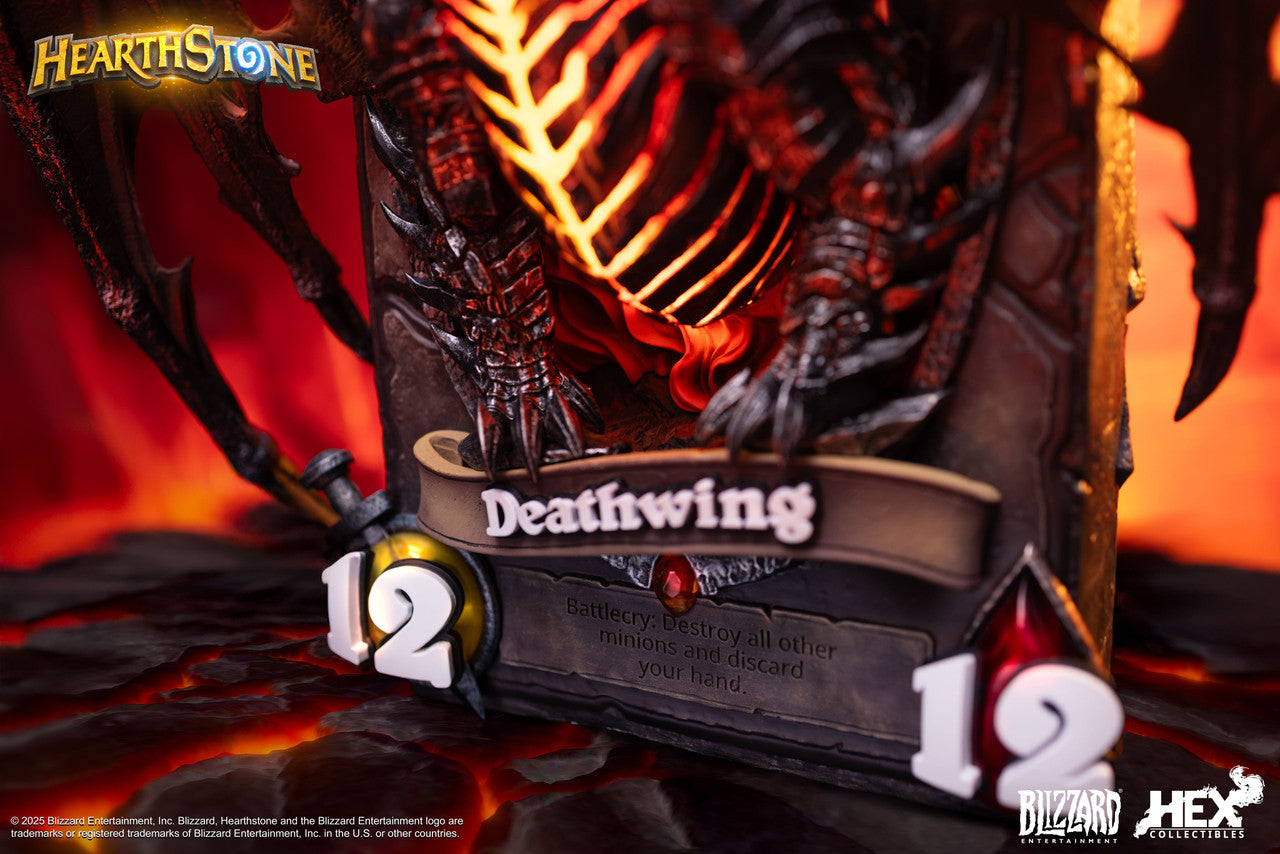 [Pre-Order Closed] HEX Collectibles & BLIZZARD ENTERTAINMENT - Statue - Deathwing card art statue HEXFRAME05 (Licensed)