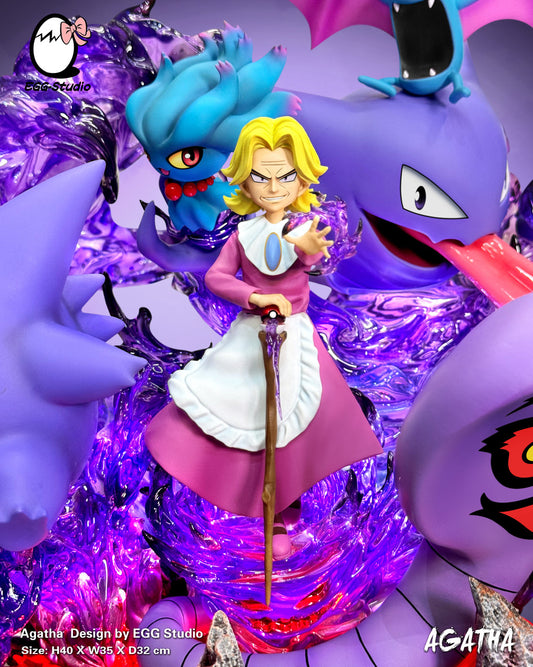 [Warehouse in Stock] EGG Studio - Statue -Pokémon Elite Four Agatha (can light up)