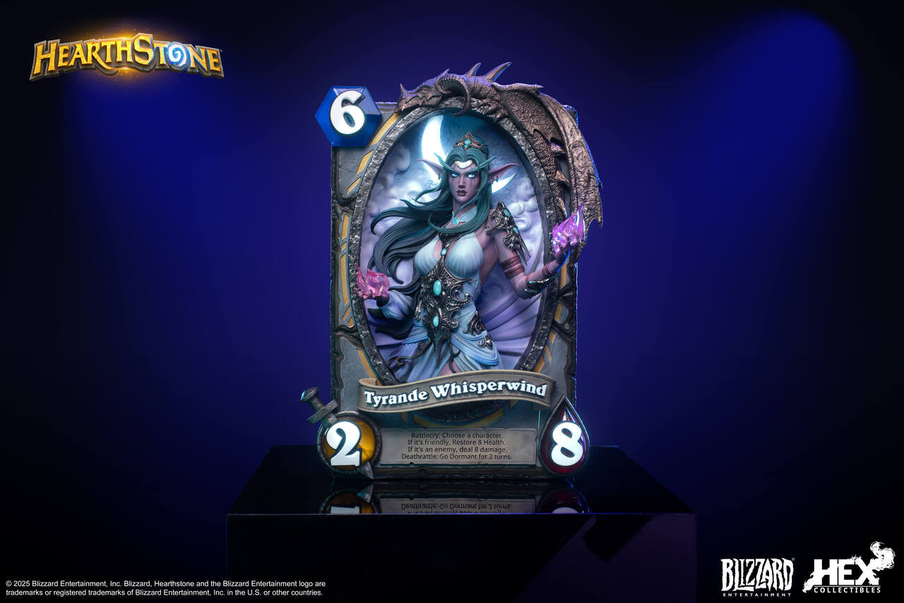 [Pre-Order] HEX Collectibles - Blizzard Hearthstone X Tyrande Whisperwind Art Statue HEXFRAME03 (Licensed)