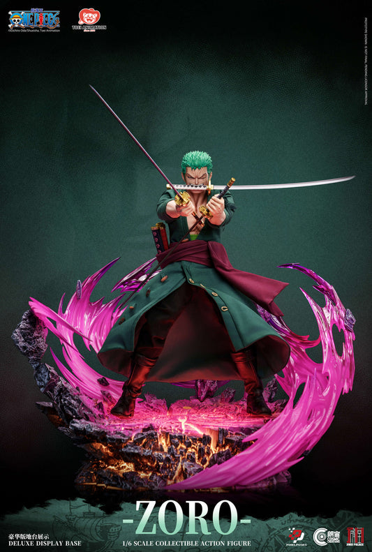 [Pre-Order] Pixel Poses X Cosmic Creations X JIMEI PALACE Studio - Action Figure - ONE PIECE Roronoa Zoro 1/6 Scale Platinum Silicone Action Figure (Licensed)